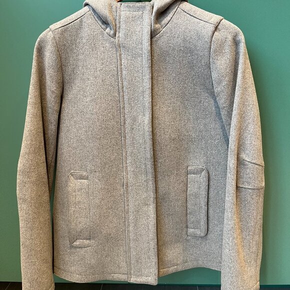 J. Crew Wool melton hooded jacket - Picture 2 of 7